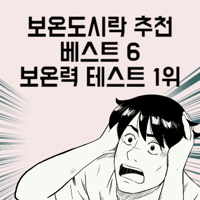 보온도시락 추천 베스트 6 보온력 테스트 1위 제품