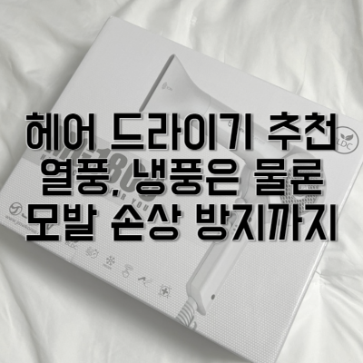 헤어 드라이기 추천