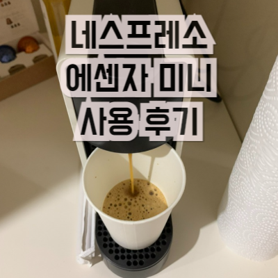 에센자 미니 사용 후기