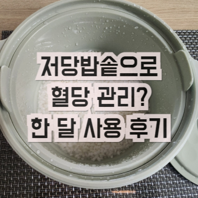 저당밥솥 사용후기