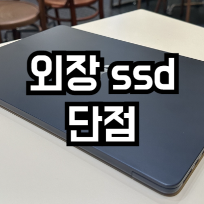 외장 SSD의 단점